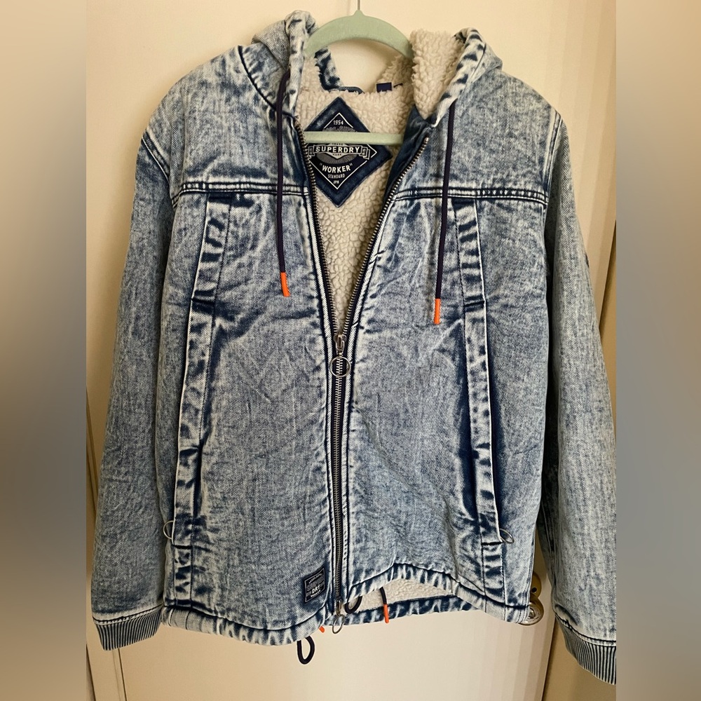 Men’s Superdry Sherpa lined denim jacket